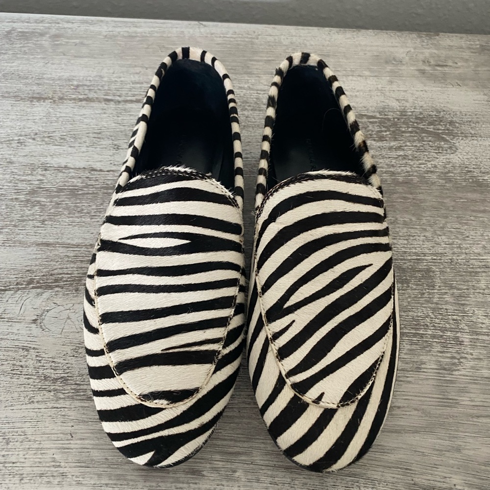 Brand New Zebra Demi Loafers